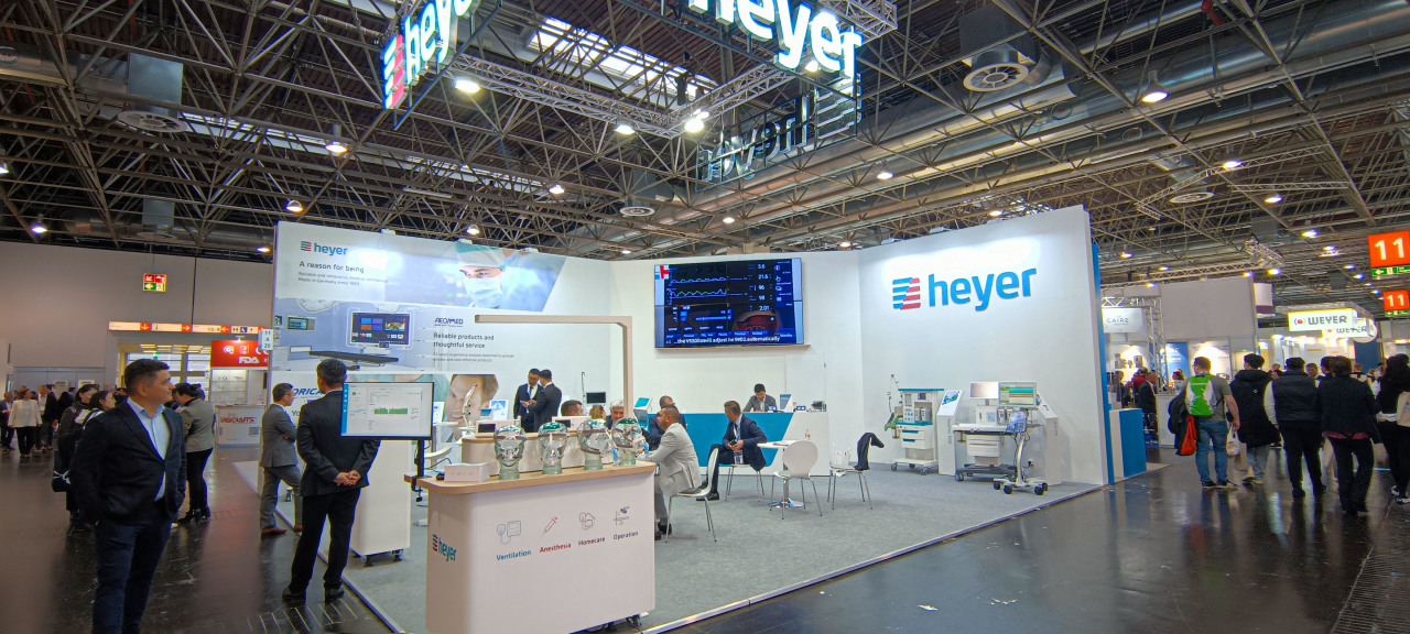 從Schwerin到Düsseldorf， 百年heyer強勢亮相MEDICA